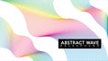 Rainbow Abstract Wave Line Background Design Vector, Spectrum Frame Concept, White Background, Colorful Spectrum Audio Design Royalty Free Stock Photo