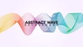 Rainbow Abstract Wave Line Background Design Vector, Spectrum Frame Concept, White Background, Colorful Spectrum Audio Design Royalty Free Stock Photo