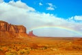 Rainbow across the sky Royalty Free Stock Photo