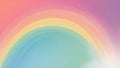 Rainbow Arc in Dreamy Pastel Style. AI Generated Royalty Free Stock Photo