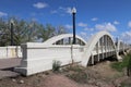 Rainbow Arch Bridge - Fort Morgan, Colorado Royalty Free Stock Photo