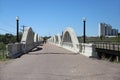 Rainbow Arch Bridge - Fort Morgan, Colorado Royalty Free Stock Photo