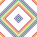 Rainbow Argyle Diagonal Stripes seamless pattern background