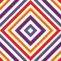 Rainbow Argyle Diagonal Stripes seamless pattern background