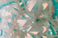 Rainbow Aura Spirit Quartz.Crystals background .Druse precious and semiprecious stones Royalty Free Stock Photo