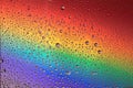 Rainbow drops background Royalty Free Stock Photo