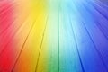 Rainbow Wood Background