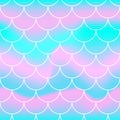 Rainbow Background. Mermaid Scales. Vector Royalty Free Stock Photo