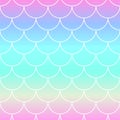 Rainbow Background. Mermaid Scales. Vector Royalty Free Stock Photo