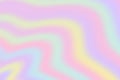 Rainbow background. Pattern in pastel colors. Wavy multicolored unicorn sky. Vector