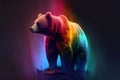 rainbow bear. Generative Ai