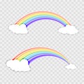 Rainbow beauty vector illustration design Royalty Free Stock Photo