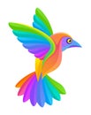 Rainbow bird Royalty Free Stock Photo