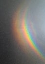 rainbow on a black Royalty Free Stock Photo