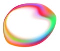 Rainbow Blob Shape Color Gradient Royalty Free Stock Photo