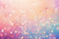 Rainbow bokeh background, abstract blurred pastel pattern for festive theme Royalty Free Stock Photo