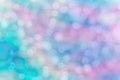 Rainbow bokeh and white border. Royalty Free Stock Photo