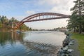 La Conner is a popular tourist town in the heart of the Skagit Valley, Washington. Royalty Free Stock Photo