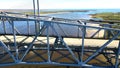 The Rainbow Bridge crossing the Neches River in Southeast Texas