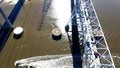 The Rainbow Bridge crossing the Neches River in Southeast Texas