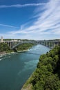 Rainbow Bridge of Niagara Falls Royalty Free Stock Photo