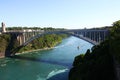 Rainbow Bridge Niagara Falls in New York, USA Royalty Free Stock Photo
