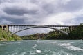 Rainbow bridge, Niagara Falls, USA Royalty Free Stock Photo