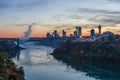 Rainbow bridge at Niagara Falls, USA Royalty Free Stock Photo