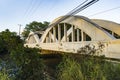 Rainbow Bridge in northern town Haleiwa, Oahu, Hawaii Royalty Free Stock Photo