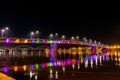 Rainbow bridge, Novi Sad, Serbia Royalty Free Stock Photo