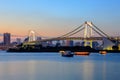 Rainbow bridge odaiba tokyo japan important destination to visit Royalty Free Stock Photo