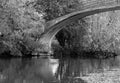 Rainbow Bridge over the River Cherwell at Oxford University Park