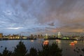 Rainbow Bridge at Sunset