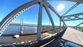 The Rainbow Bridge crossing the Neches River in Southeast Texas