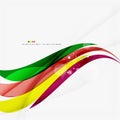 Rainbow bright light air lines background Royalty Free Stock Photo