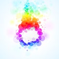 Rainbow bubbles Royalty Free Stock Photo