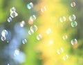 The rainbow bubbles