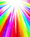 Rainbow burst