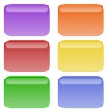 Rainbow buttons Royalty Free Stock Photo