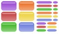 Rainbow buttons Royalty Free Stock Photo