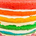 Rainbow Cake III Royalty Free Stock Photo