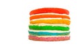 Rainbow Cake IV Royalty Free Stock Photo