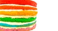 Rainbow Cake VI Royalty Free Stock Photo