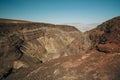 Rainbow Canyon, view from Father Crowley Vista Point in Death Valley National Park, CA Royalty Free Stock Photo