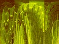 Rainbow Cascade Background Abstract in Lime Green