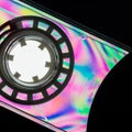 Rainbow On Cassette Royalty Free Stock Photo