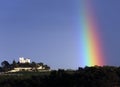 Rainbow - Castillo de Montemar - Costa Blanca - Spain Royalty Free Stock Photo
