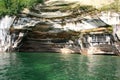 Rainbow cave at Pictured rocks