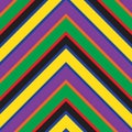 Rainbow Chevron Diagonal Stripes seamless pattern background Royalty Free Stock Photo