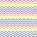 Rainbow Chevron Seamless Pattern